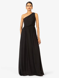 KRAIMOD Abendkleid mit ärmellosem Design | schwarz