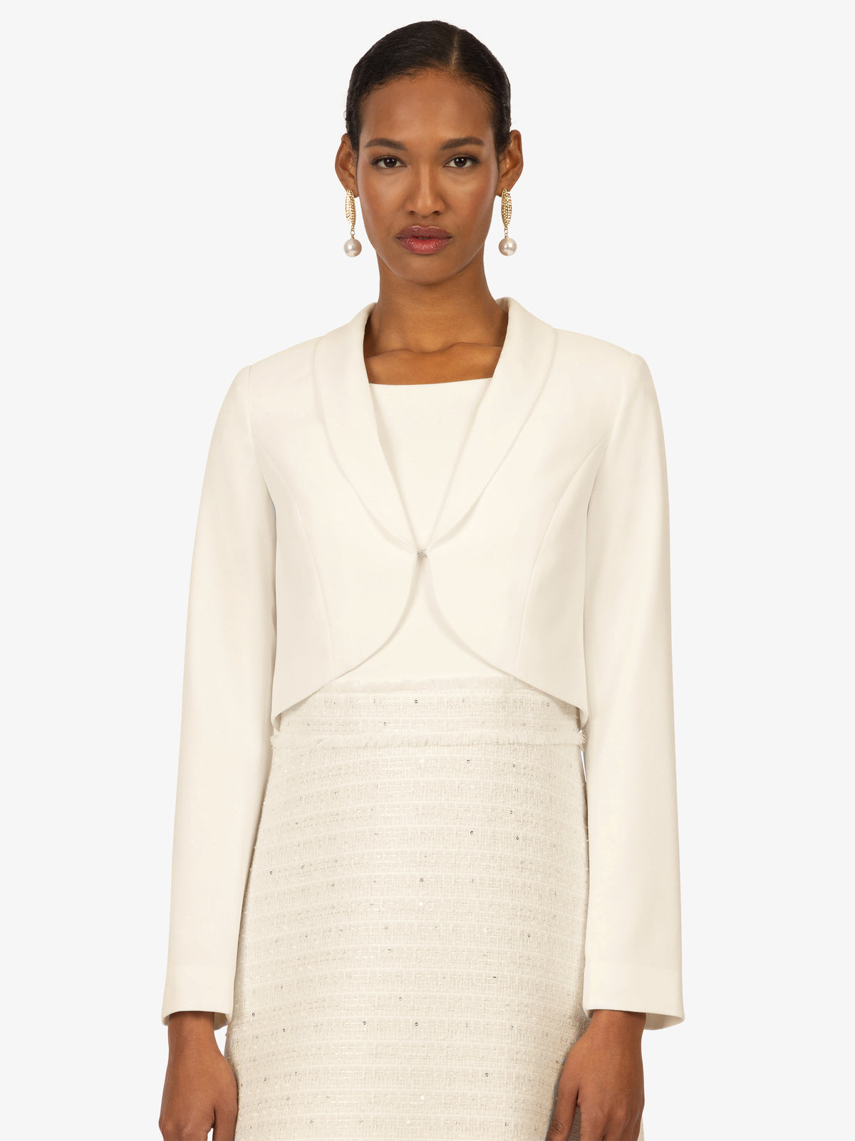 KRAIMOD Klassischer Blazer in klassischer Form | creme