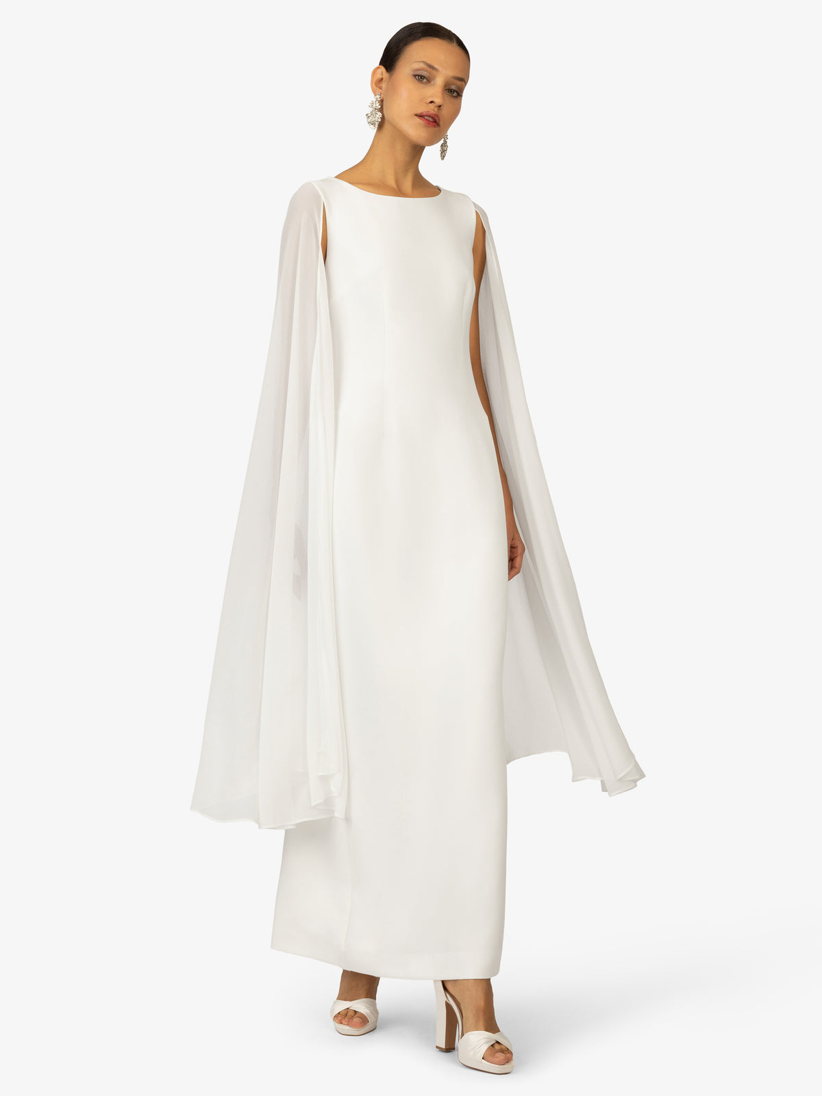 KRAIMOD Abendkleid in Elegantem Design | creme
