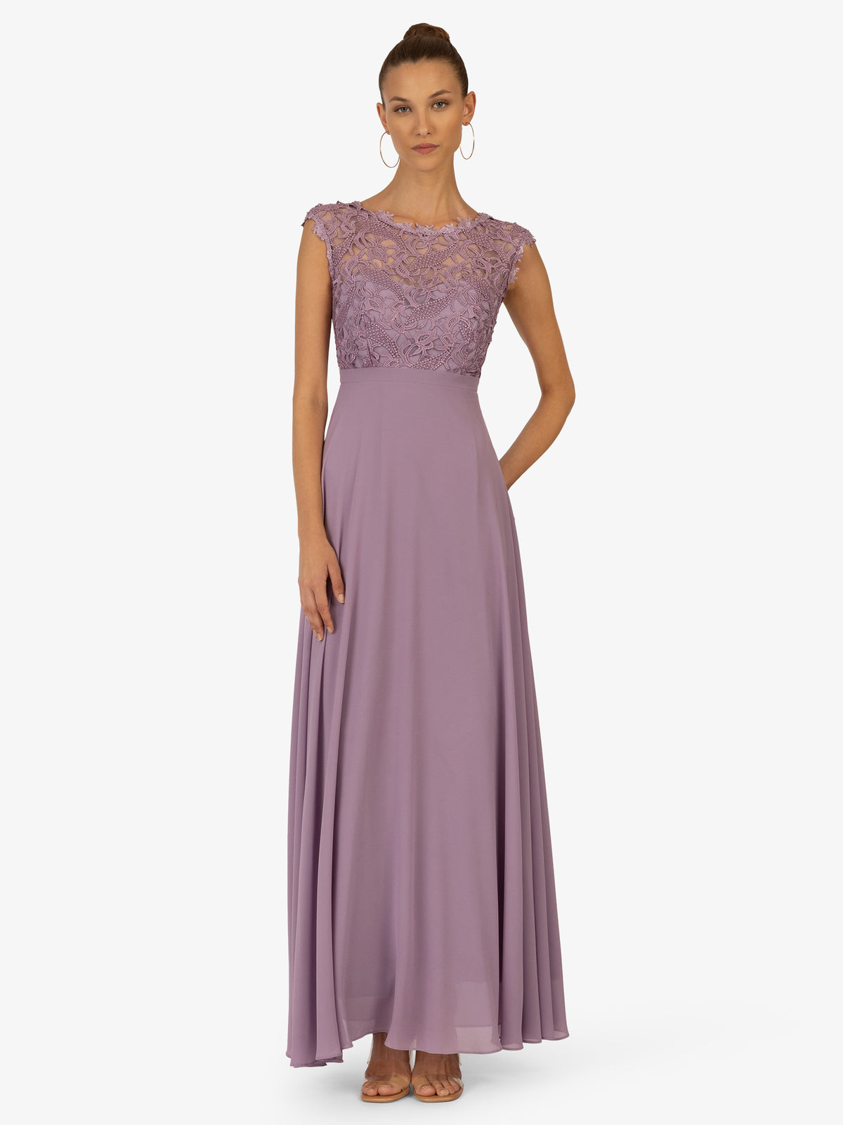 KRAIMOD Kleid mit Kappenarme | lavendel