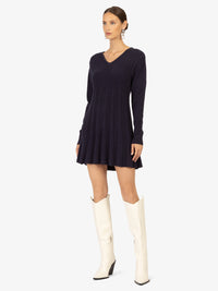 KRAIMOD Strickkleid mit Lange Ärmel | navy