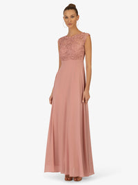 KRAIMOD Kleid mit Kappenarme | altrosa