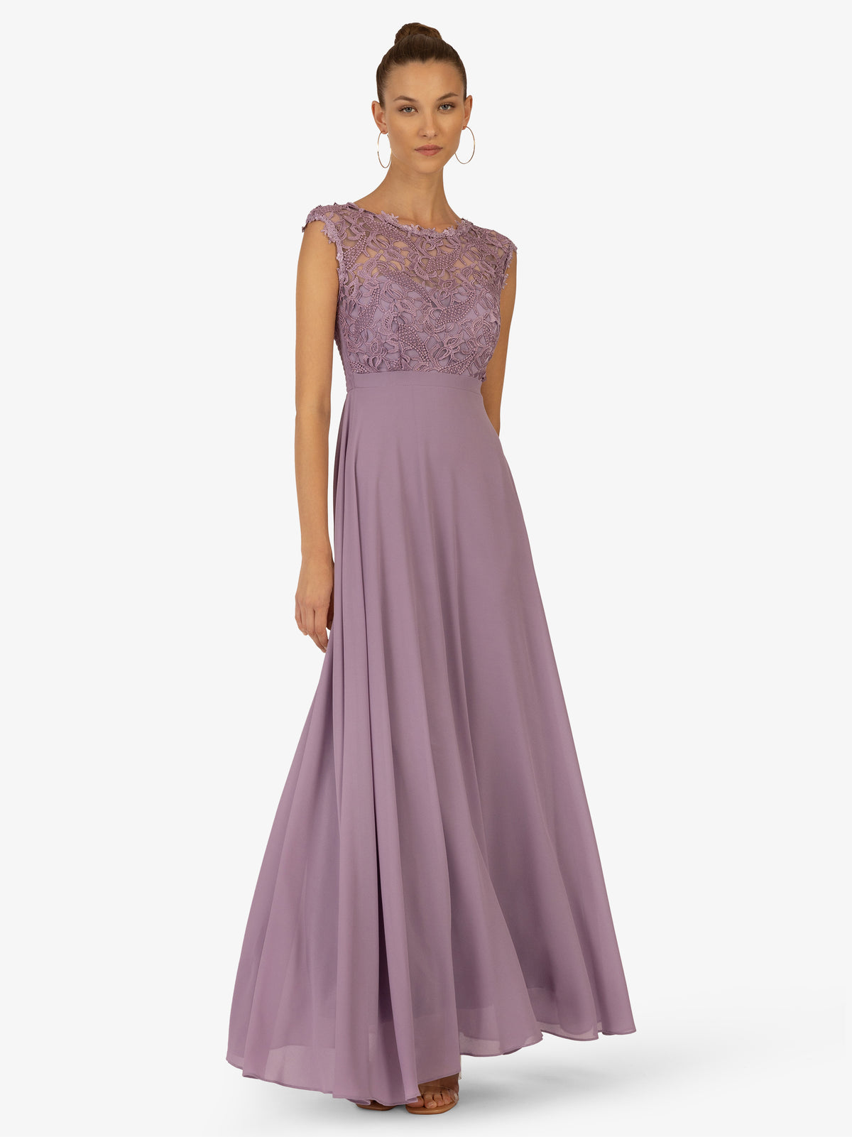 KRAIMOD Kleid mit Kappenarme | lavendel