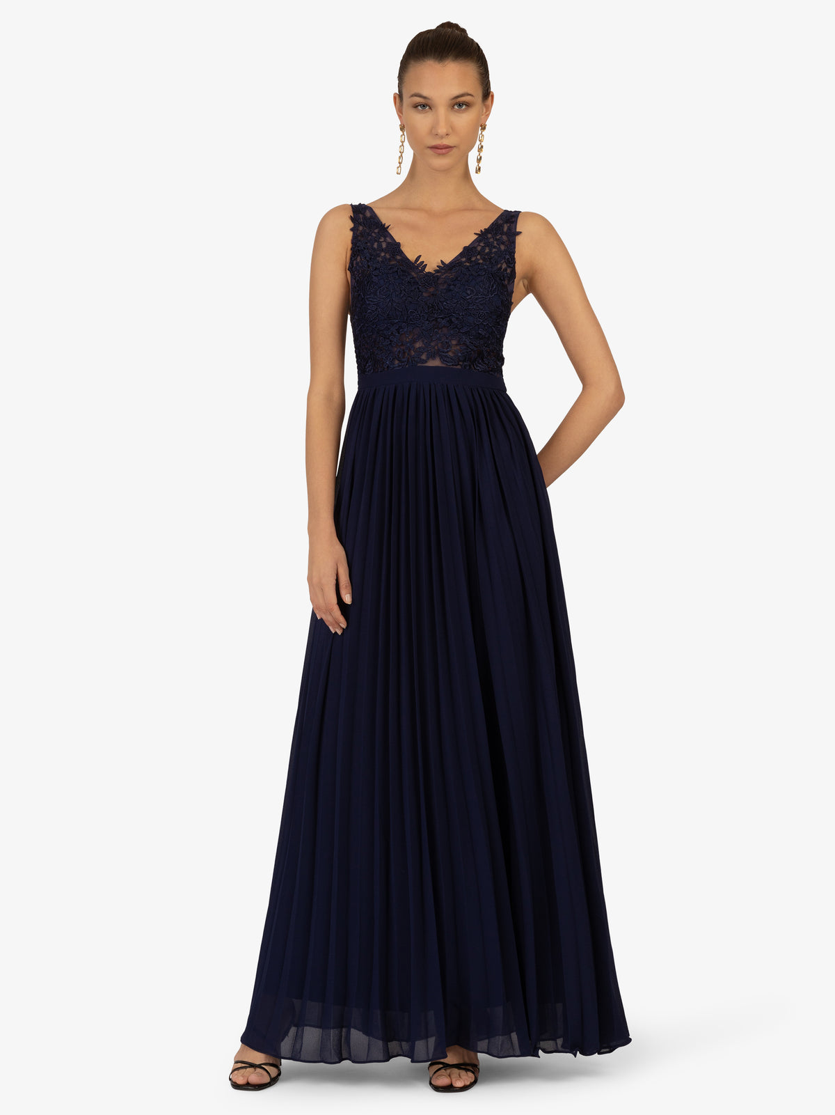 KRAIMOD Kleid mit Monochromes und Attraktive Design | navy
