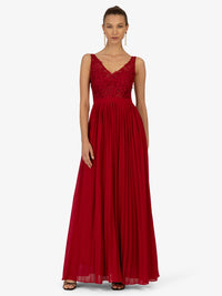 KRAIMOD Kleid mit Monochromes und Attraktive Design | cherry