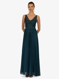 KRAIMOD Kleid mit Monochromes und Attraktive Design | petrol