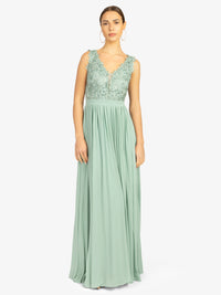 KRAIMOD Abendkleid | hellgrün