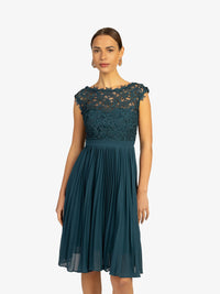 KRAIMOD Kleid mit elastischen Passform | petrol