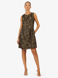 KRAIMOD Cocktailkleid in lässigem Charakter | black-gold