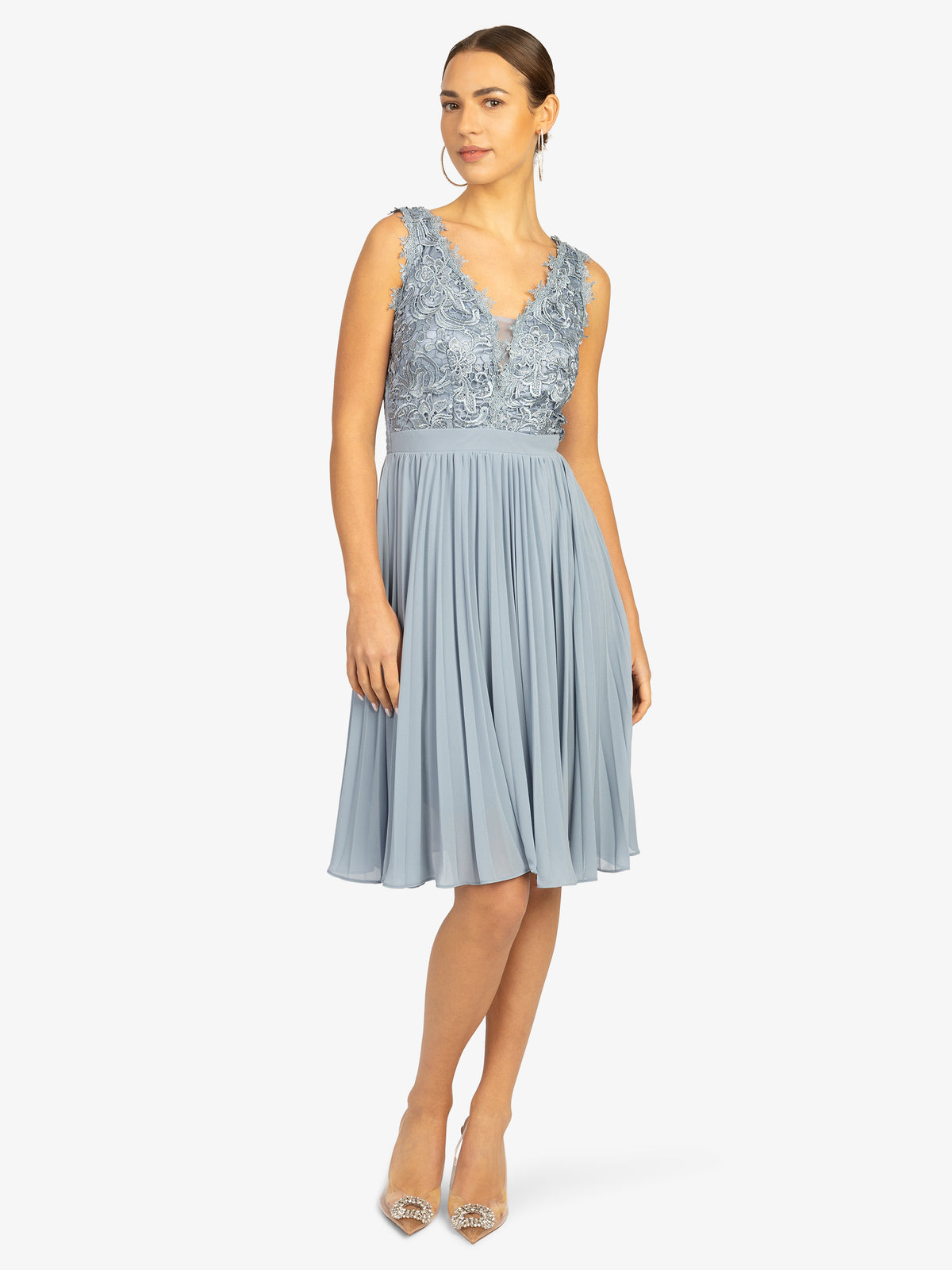 KRAIMOD Cocktailkleid | dusty blue