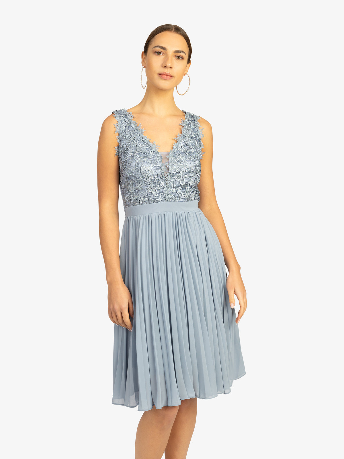 KRAIMOD Cocktailkleid | dusty blue