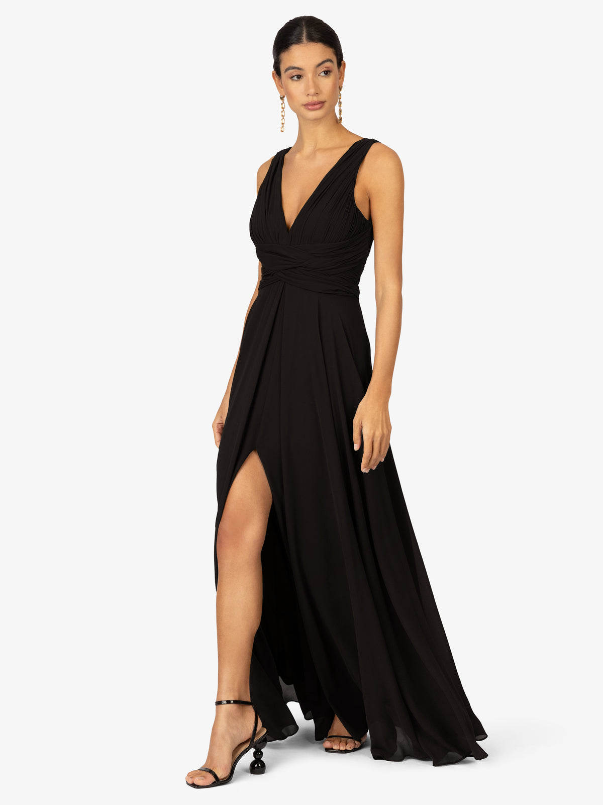KRAIMOD Abendkleid  mit Rückenausschnitt | schwarz