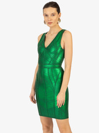 KRAIMOD Ärmelloses Bandage Kleid | grün