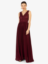 KRAIMOD Abendkleid | bordeaux