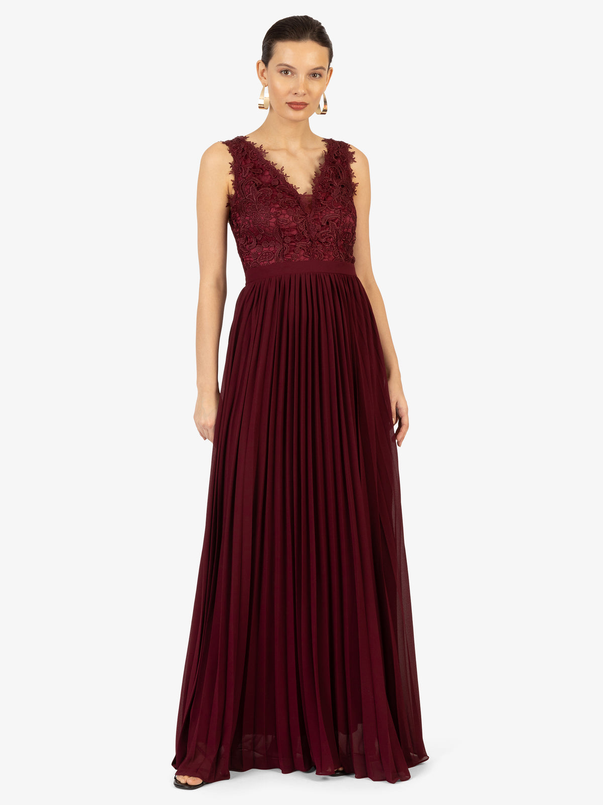 KRAIMOD Abendkleid | bordeaux