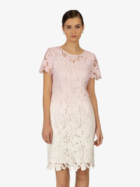 KRAIMOD Brautkleid | weiss-pink