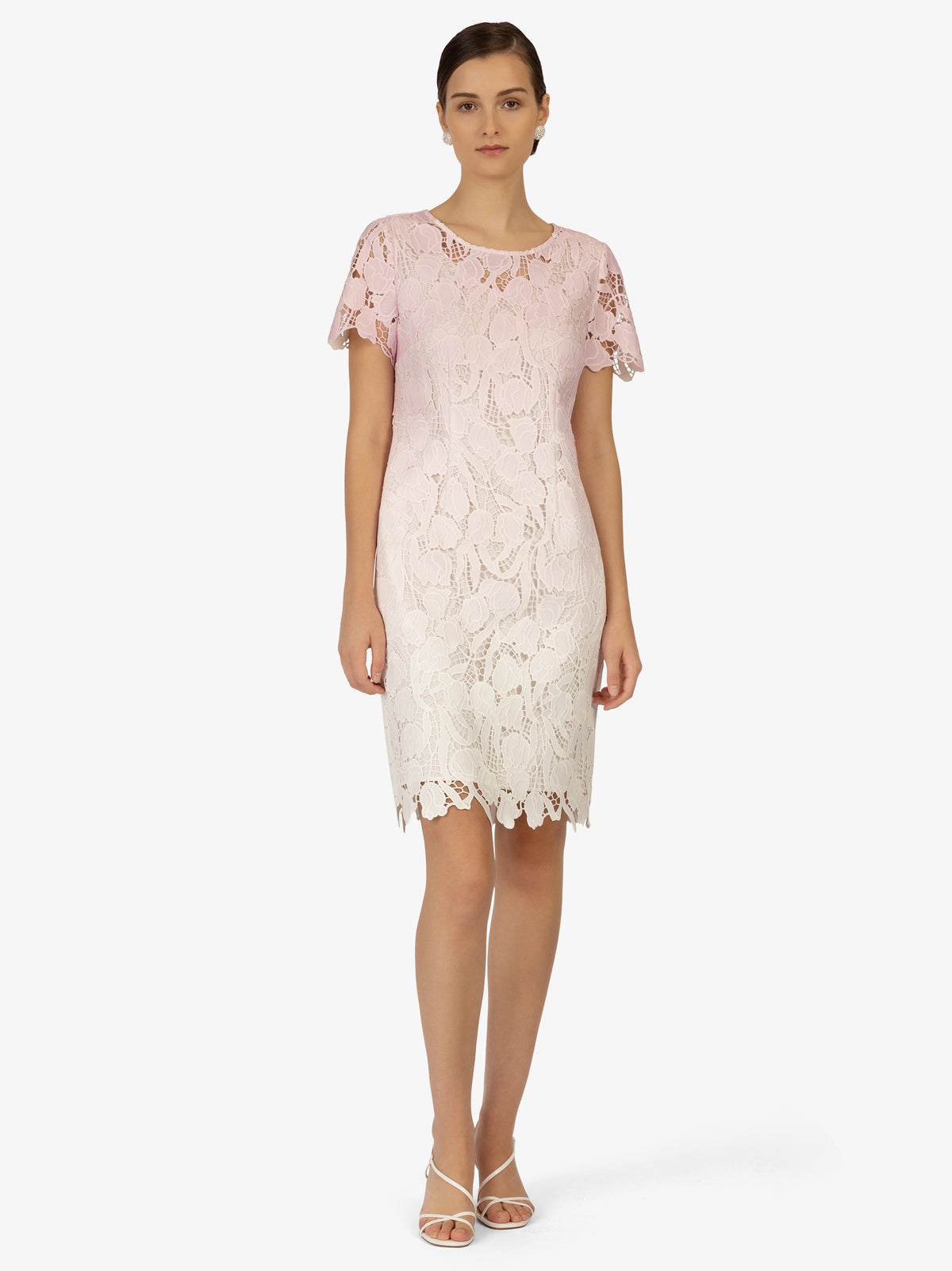 KRAIMOD Brautkleid | weiss-pink