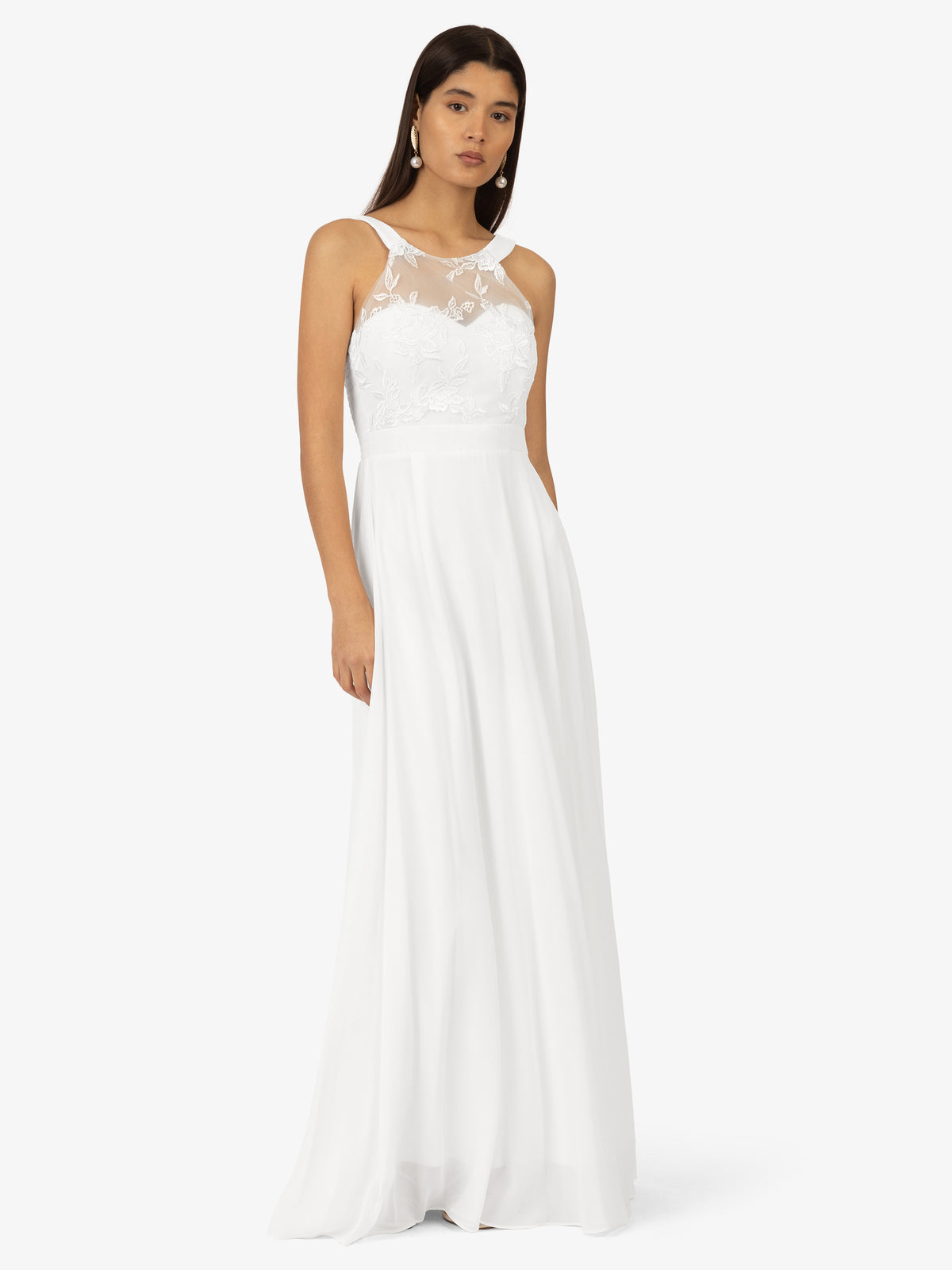 KRAIMOD Abendkleid | weiss