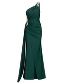 KRAIMOD Abendkleid In Eleganter, körperbetonter Passform | dunkelgrün