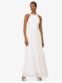 KRAIMOD Abendkleid mit Rückenausschnitt | weiss